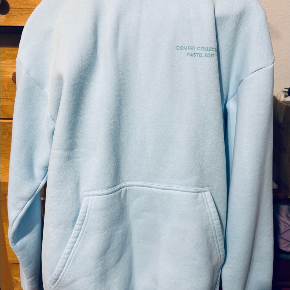 Comfort Collection Pastel Blue Women's Hoodie